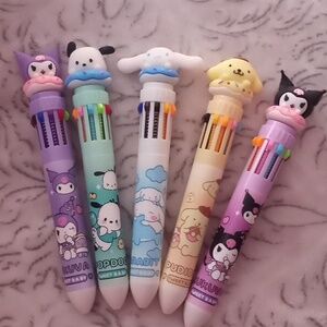5 sanrio pens